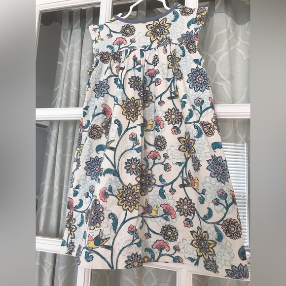 Tea Collection size 6 flutter sleeve dress in 100% cotton birds, floral NWOT - Picture 2 of 5